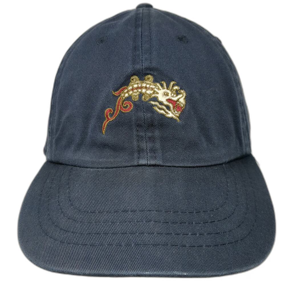 Canyon River Blues Baseball Cap Blue One Size Dragon Embroidery Strapback Hat